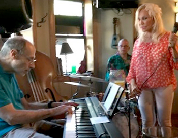 Barb Bailey at the Eastgate Cafe